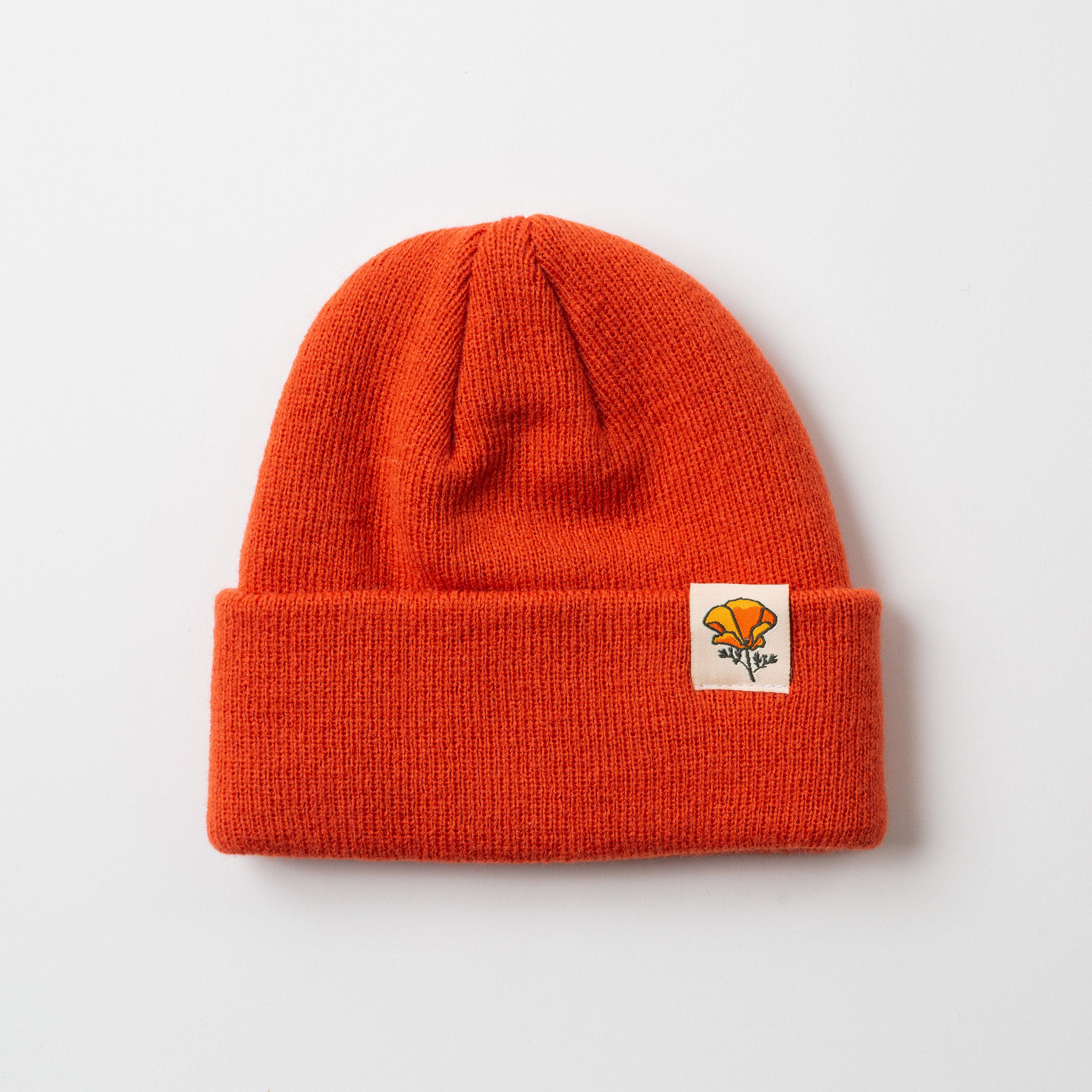 California Poppy Baby Toddler Beanie - California Collection - Poppy Flower