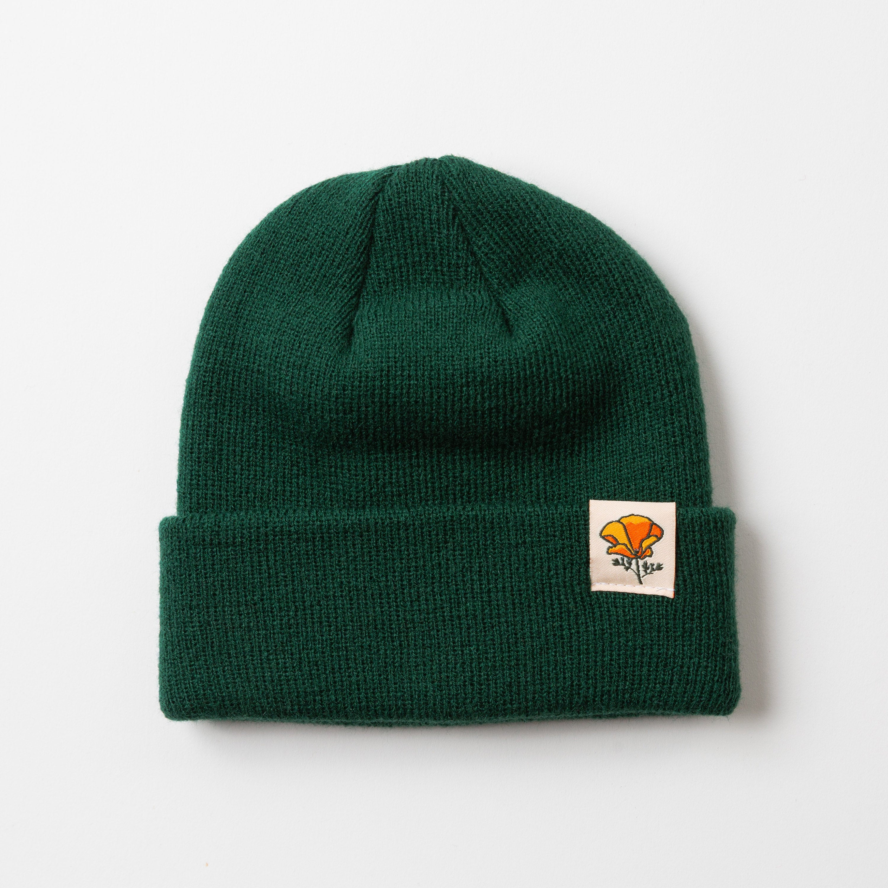 California Poppy Baby Toddler Beanie - California Collection - Poppy Flower