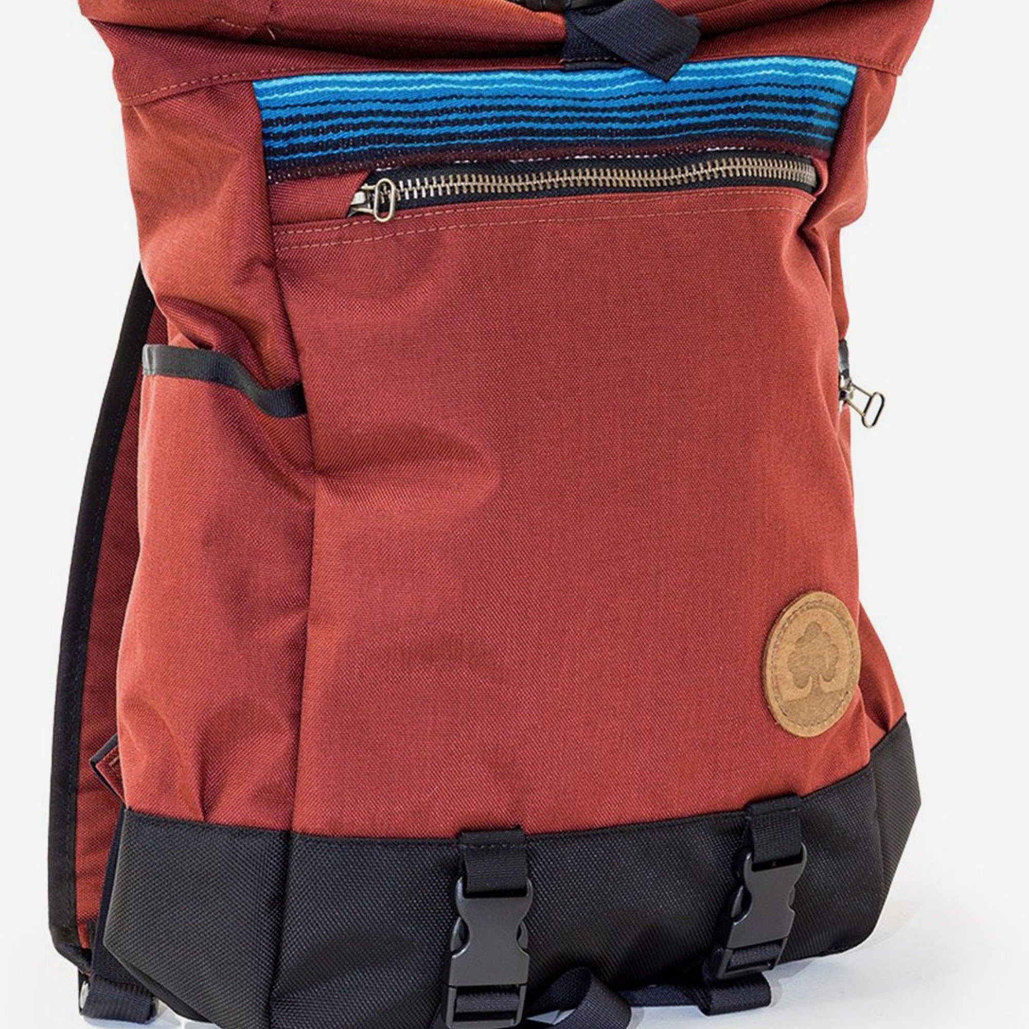 Sycamore Roll Top Backpack - Brick