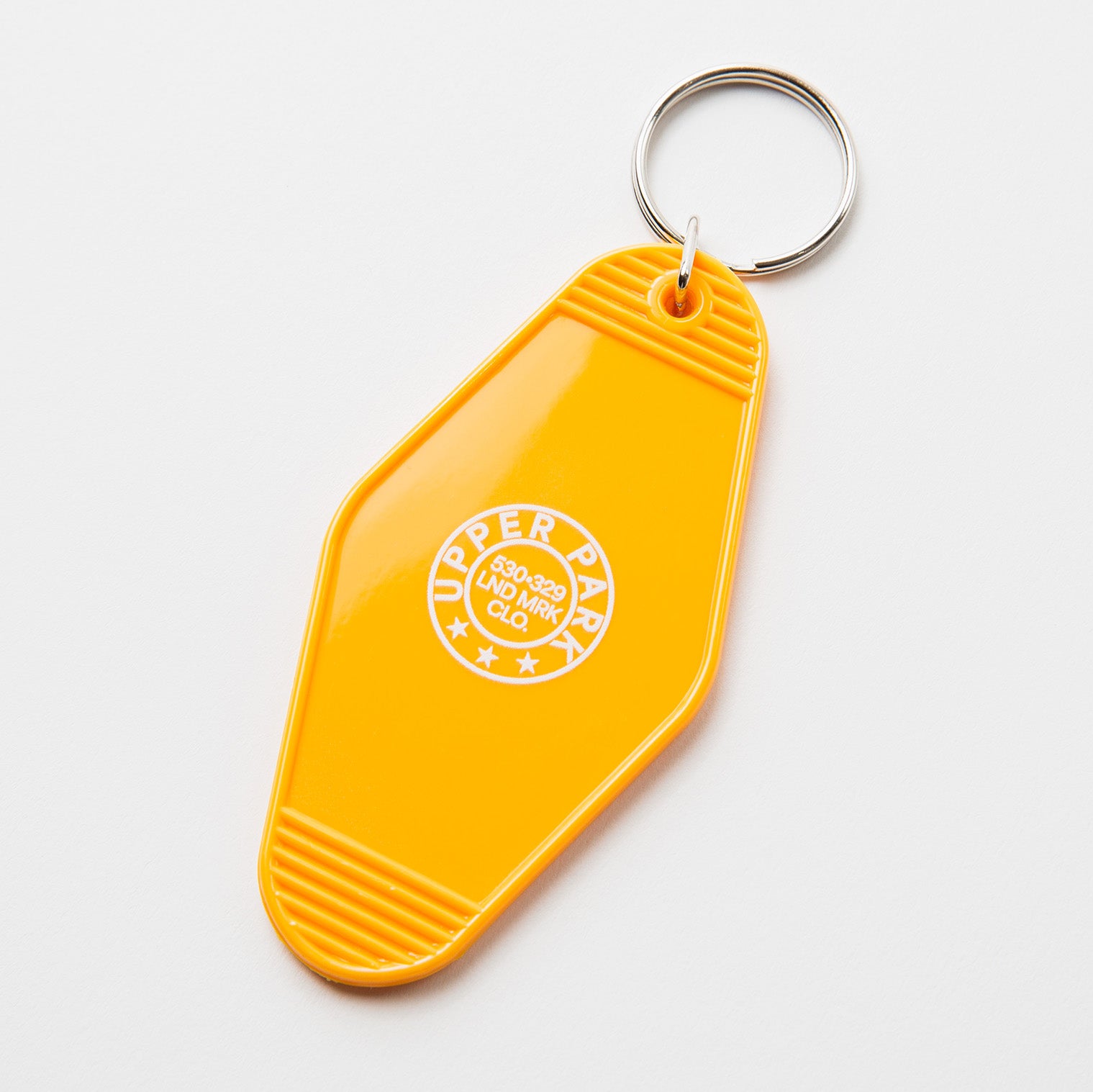 California Grown Vintage Style Hotel Keychain - Upper Park Clothing - Chico, CA