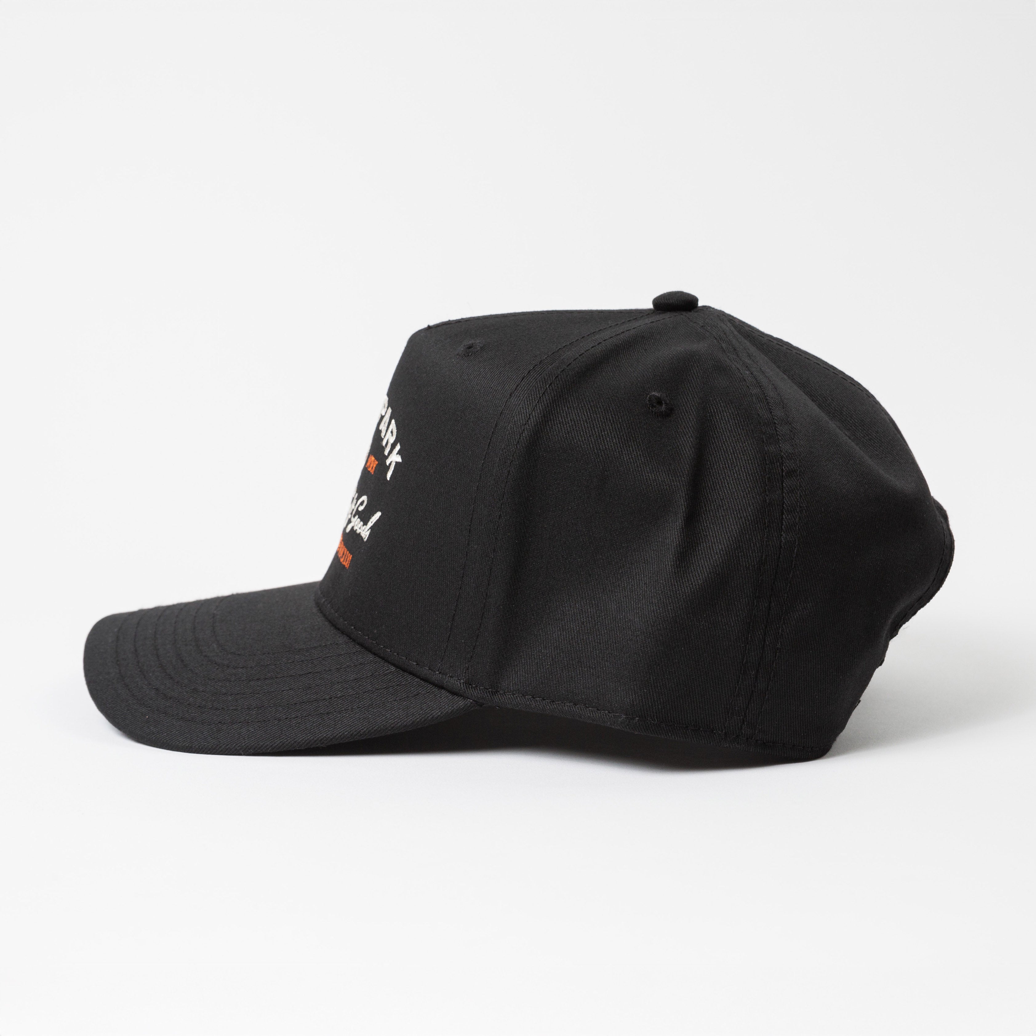 Diego Hat Maroon - Upper Park Clothing - West Coast Soft Goods - California Hat Profile View