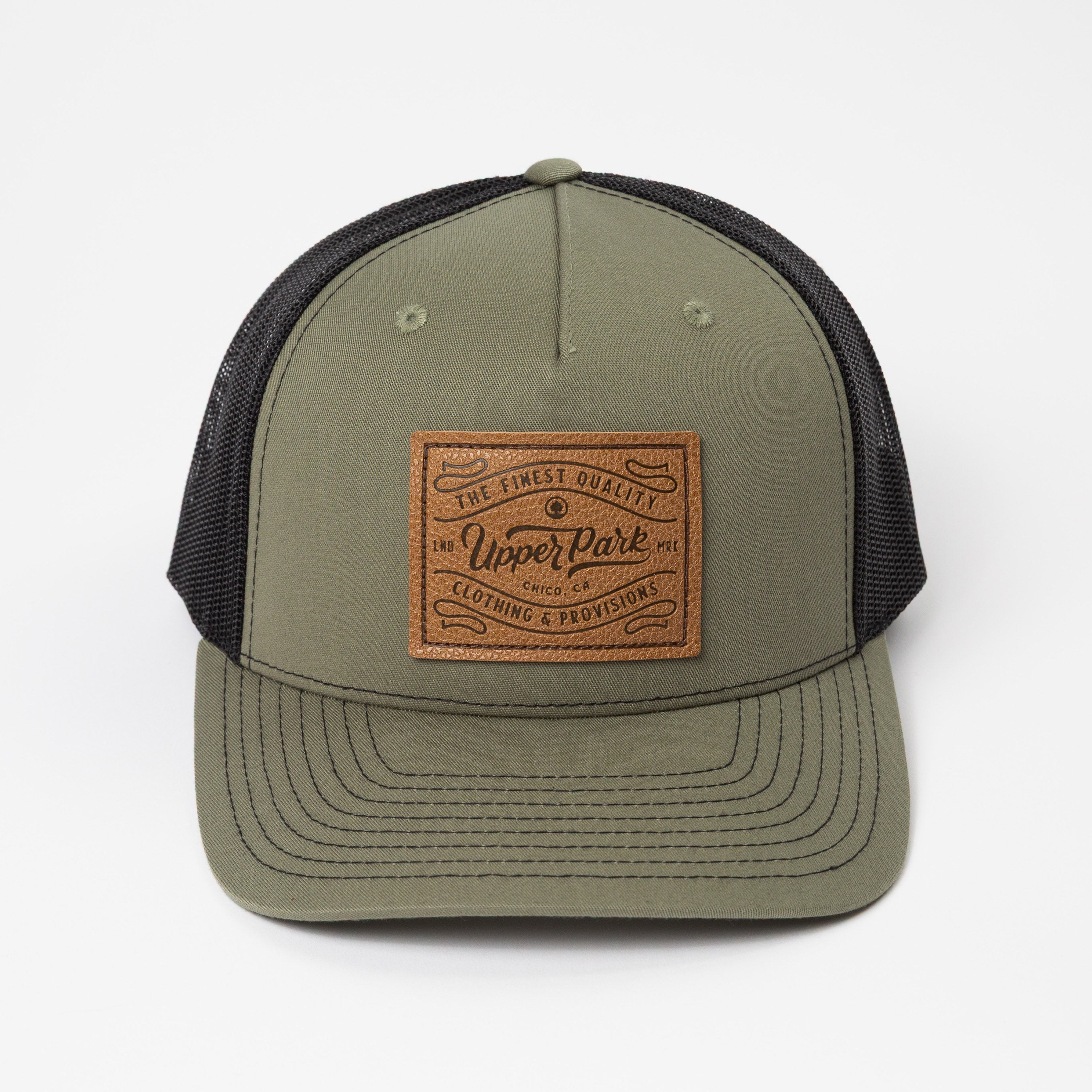 Leather Pro Label Trucker Hat - Upper Park Clothing