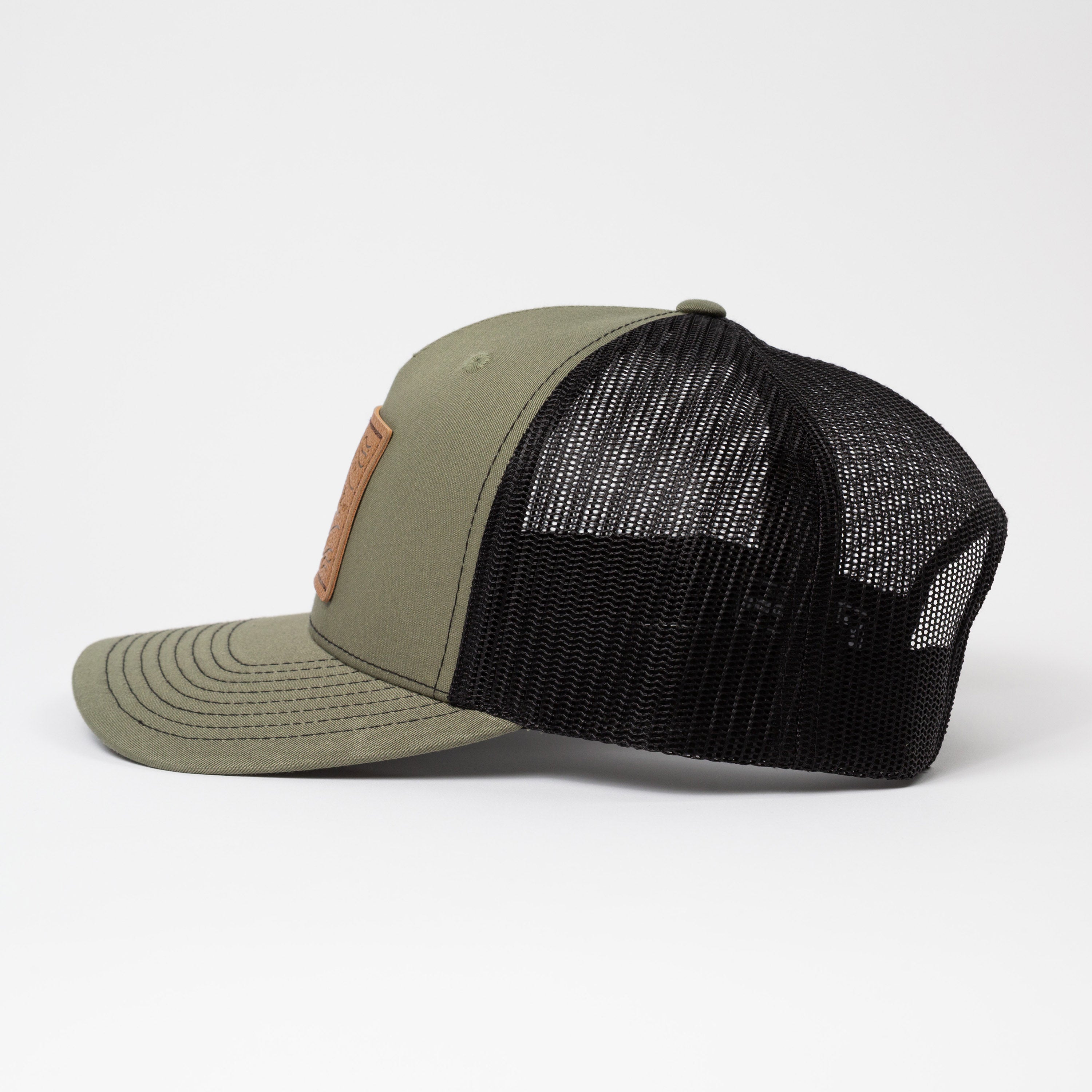 Leather Pro Label Trucker Hat - Upper Park Clothing