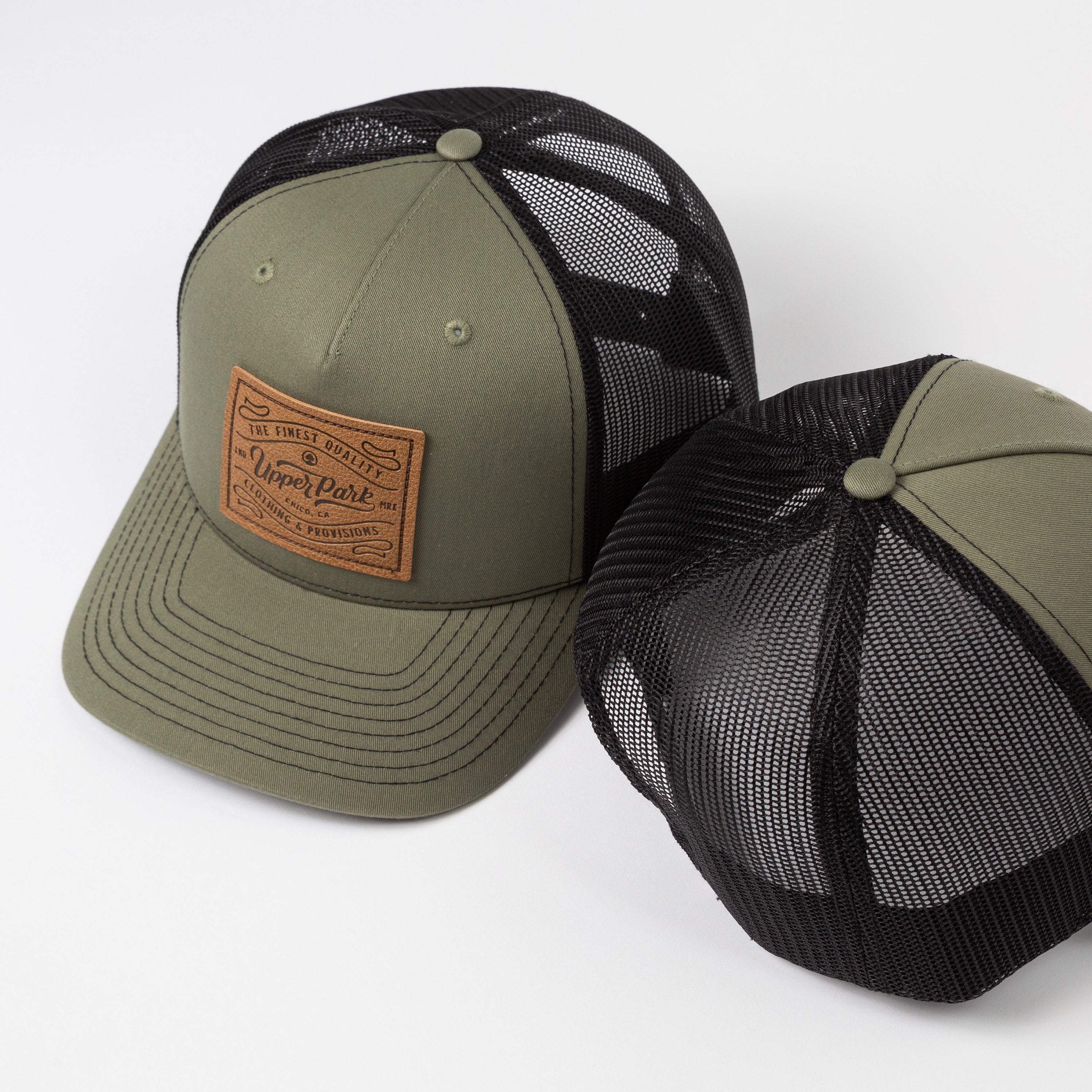 Leather Pro Label Trucker Hat - Upper Park Clothing