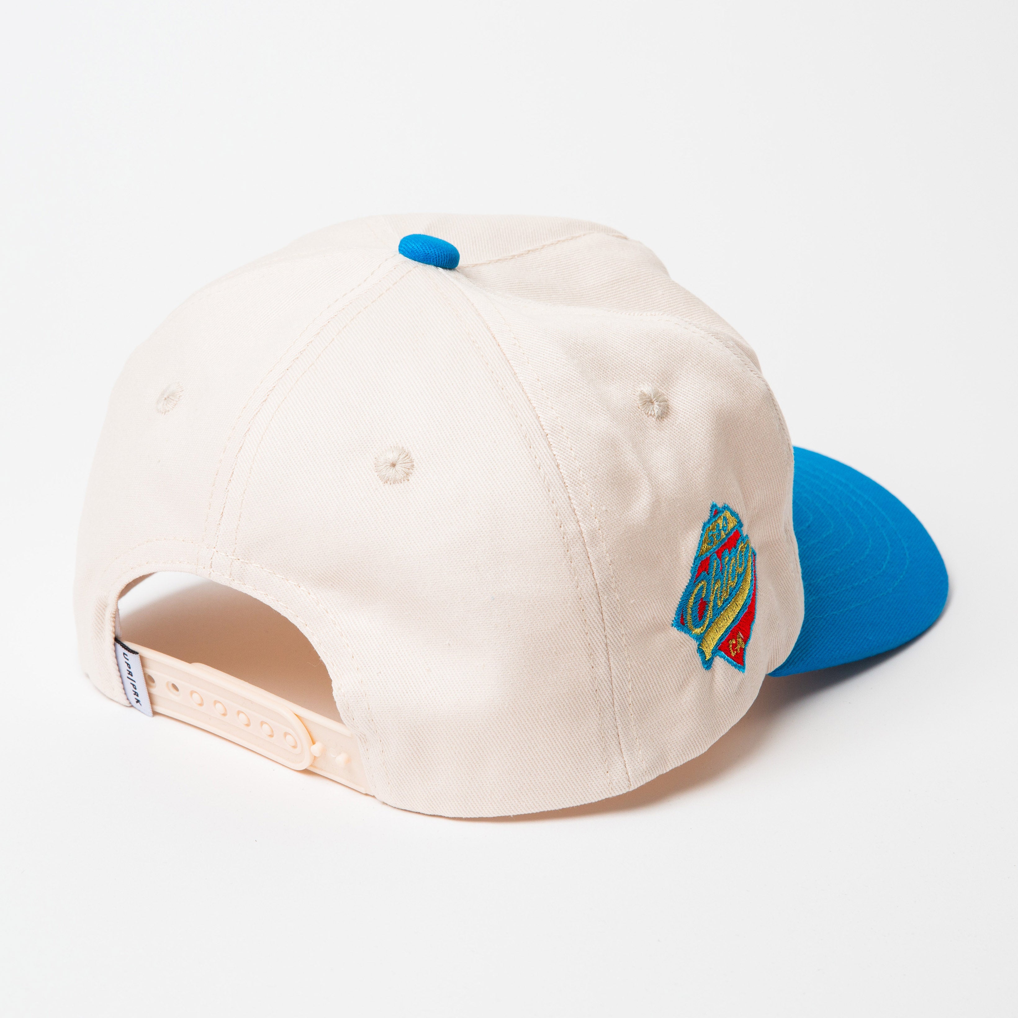 Memphis Upper Park Vintage Style Hat Two Tone Blue and Natural - California Landmark Clothing
