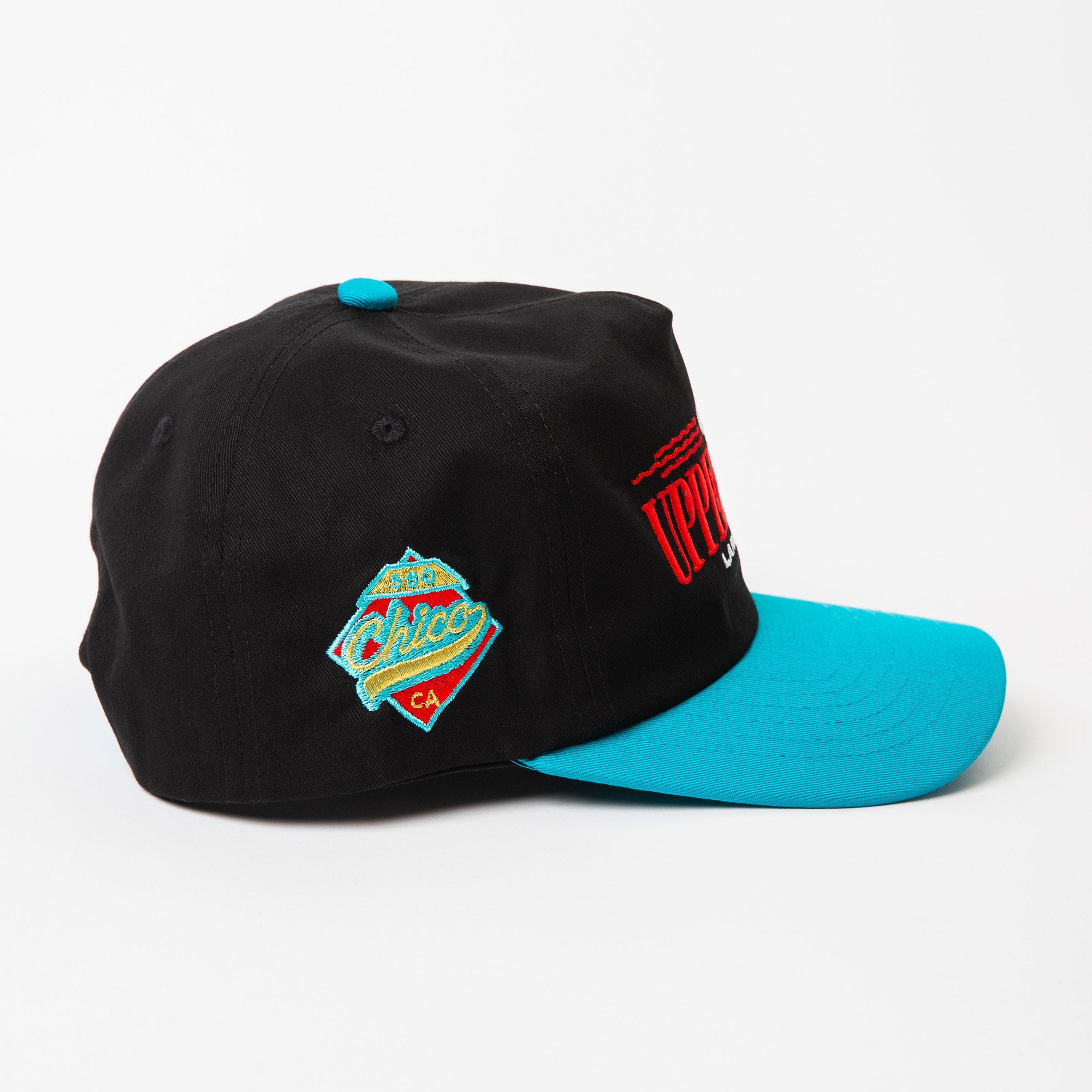 Memphis Upper Park Vintage Style Hat Two Tone Blue and Teal - California Landmark Clothing