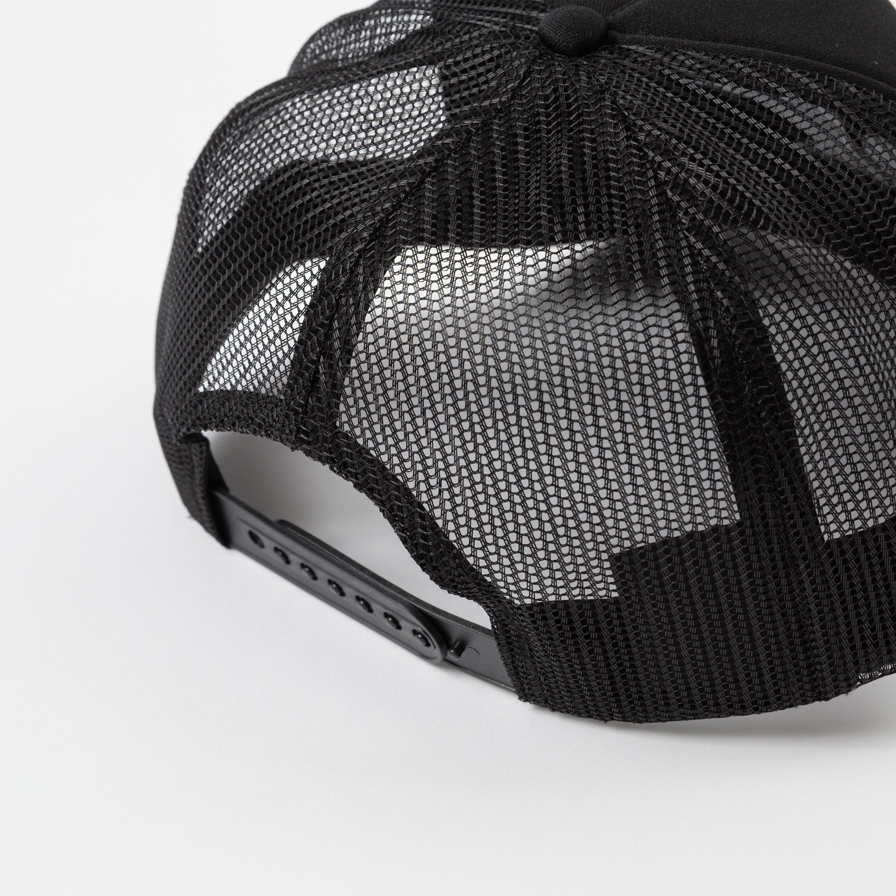 Menlo Embroidered Trucker Hat - High Profile - Upper Park