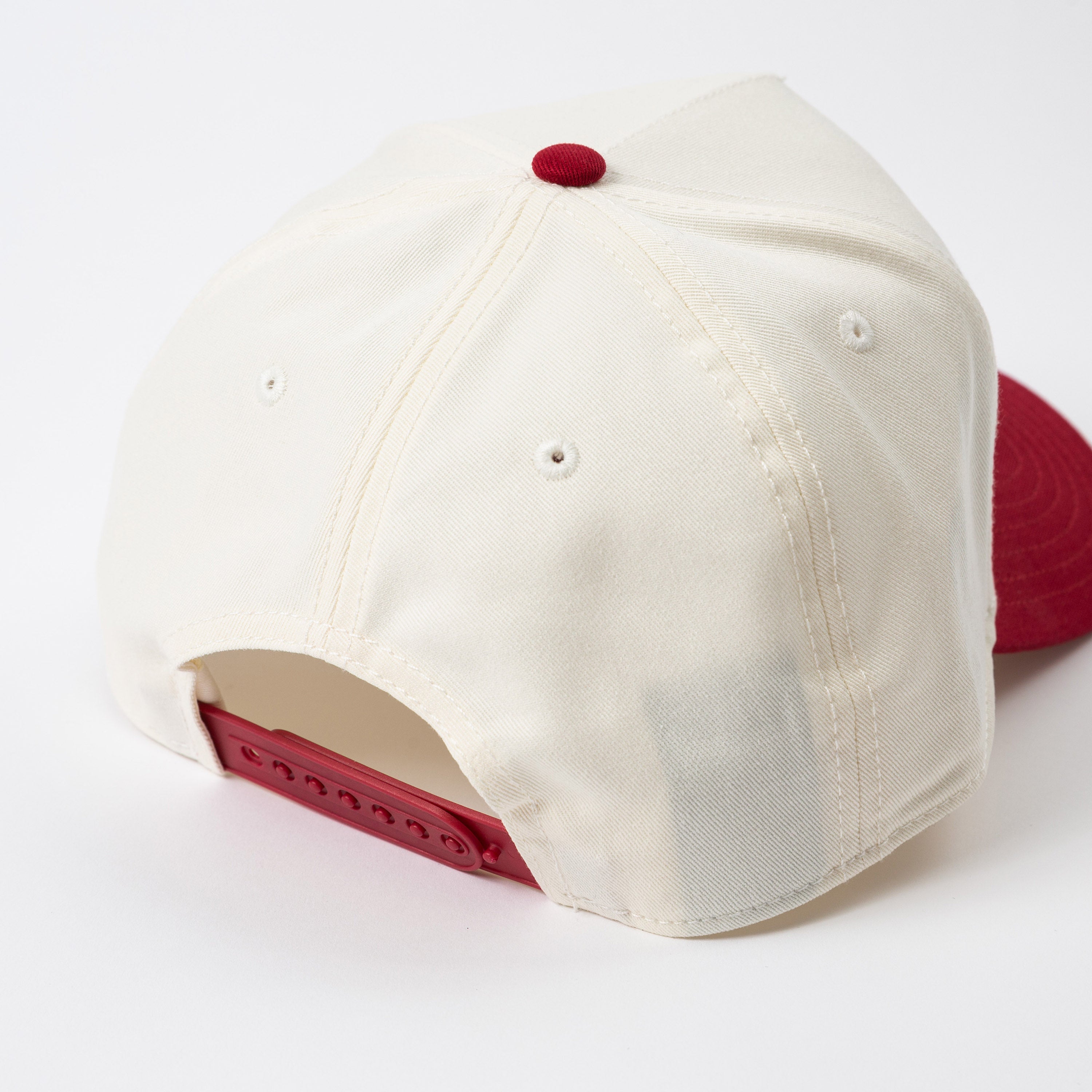 Menlo Frame Cap Two Tone Vintage Style Hat - Upper Park - High Profile