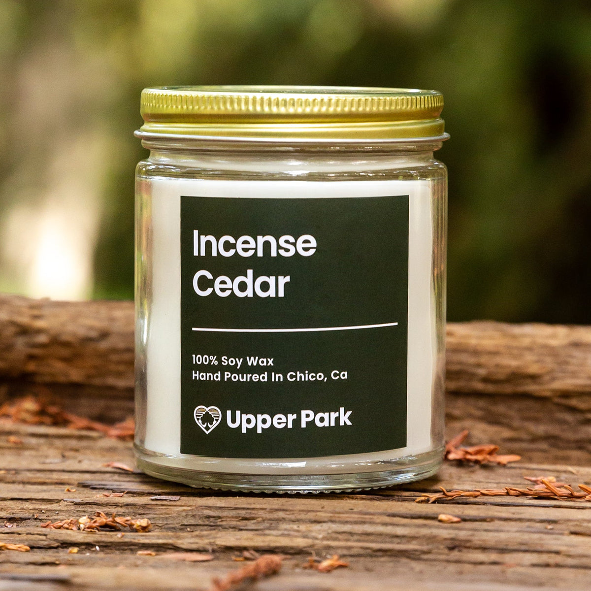 Incense Cedar Scented Candle
