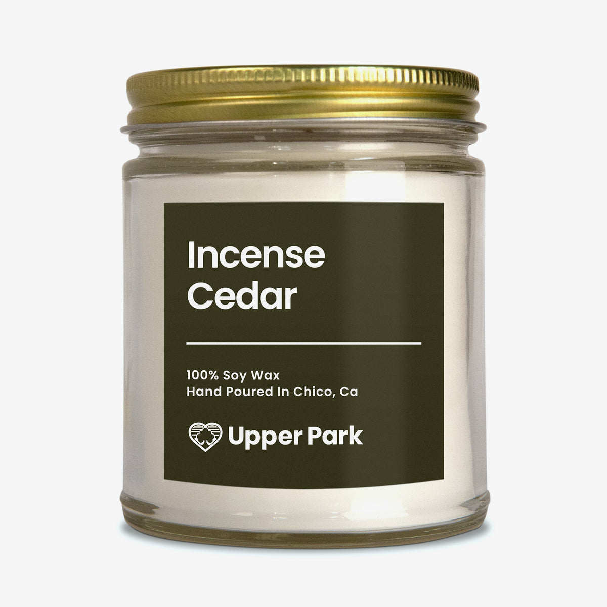 Incense Cedar Scented Candle