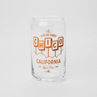 Motel Chico California Beer Can Glass - Upper Park Clothing - Chico, CA
