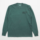 Green long-sleeve shirt with 'Upper Park' text on a white background