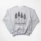 California Forests Common Trees Graphic sweatshirt