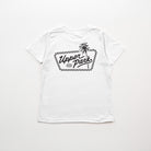 White t-shirt with 'Upper Park' logo on a light gray background