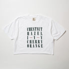 Chico Streets Cut Cropped Shirt - Downtown Chico California College Town - Upper Park Clothing 