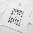 Chico Streets Cut Cropped Shirt - Downtown Chico California College Town - Upper Park Clothing 