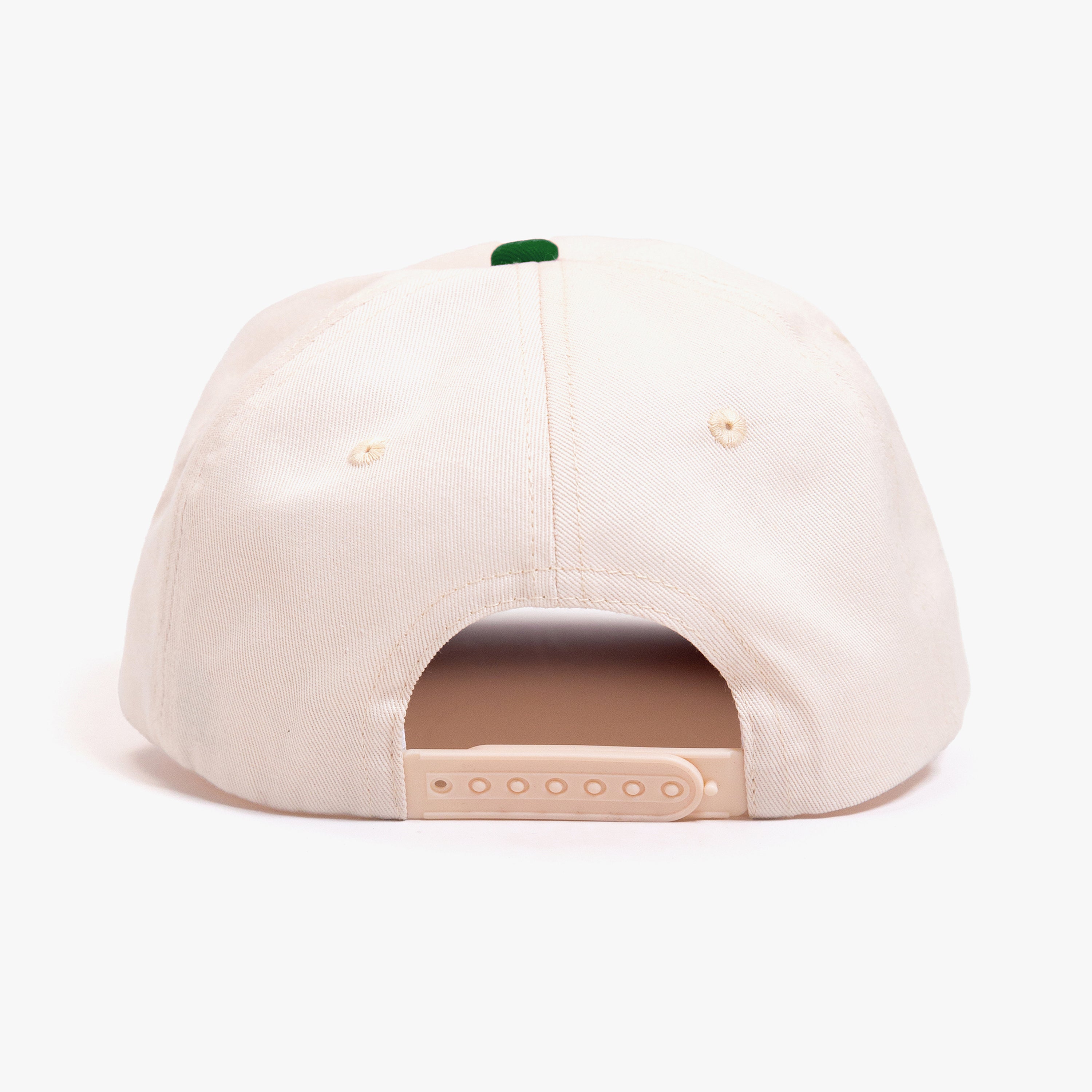 Upper Park College Town Natural Green Hat