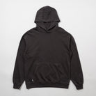 Blank Hoodie - Basics oversized hoodie sweatshirt - garment dyed faded black
