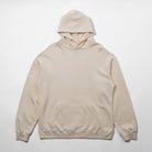 Blank Hoodie - Basics oversized hoodie sweatshirt - garment dyed faded ecru