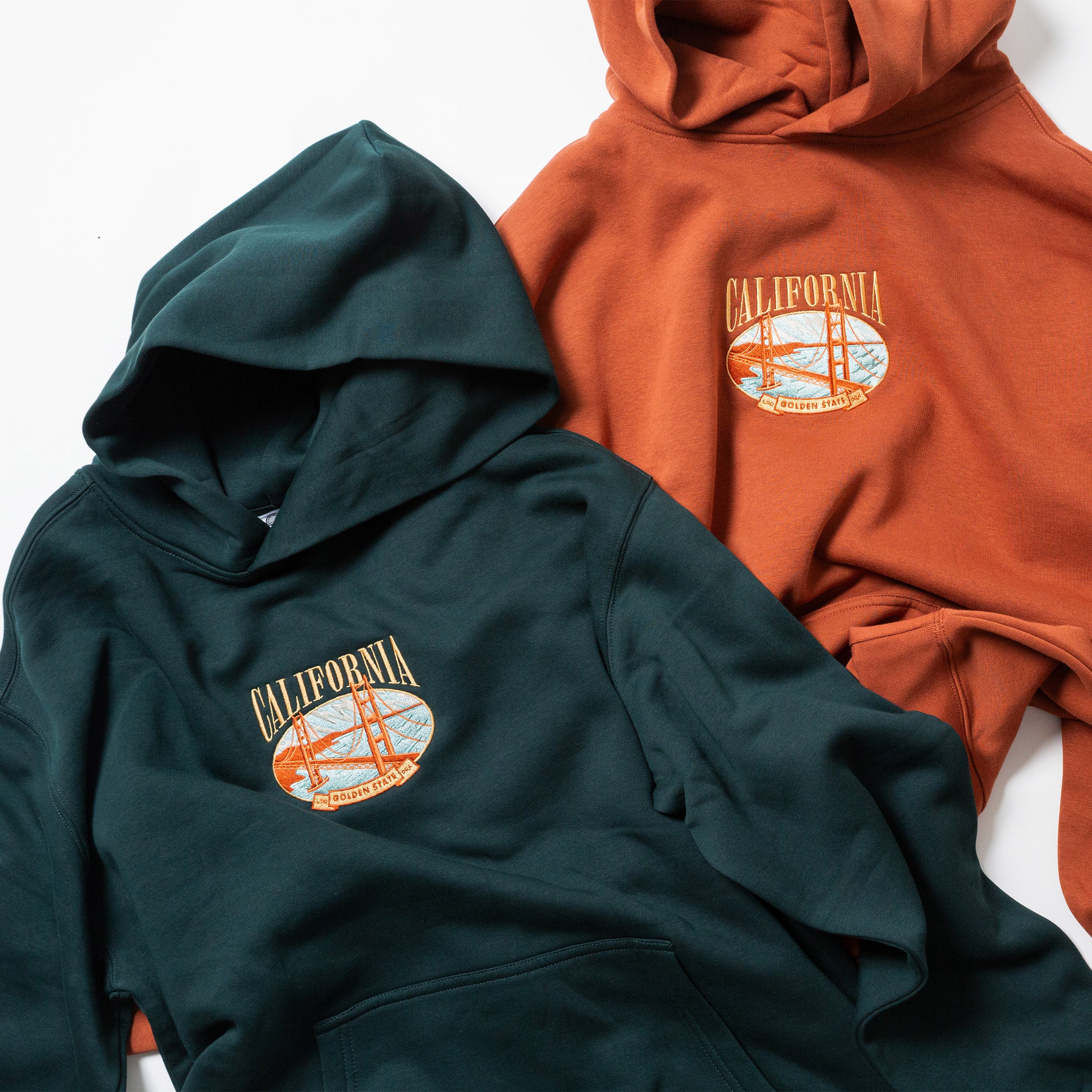 The Golden State Embroidered Relax Hoodie – Upper Park