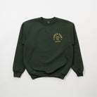 Green sweatshirt with yellow Upper Park text on a light gray background