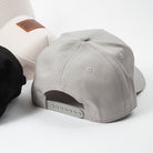 Leather Horizon Patch Frame Cap - Upper Park Clothing - Hat Collection