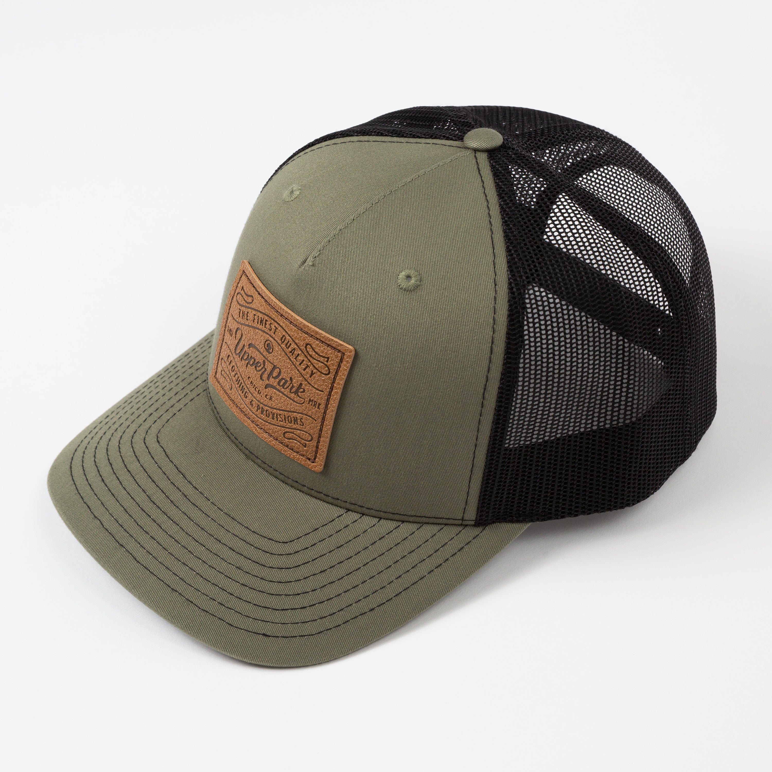 Leather Pro Label Trucker Hat - Upper Park Clothing