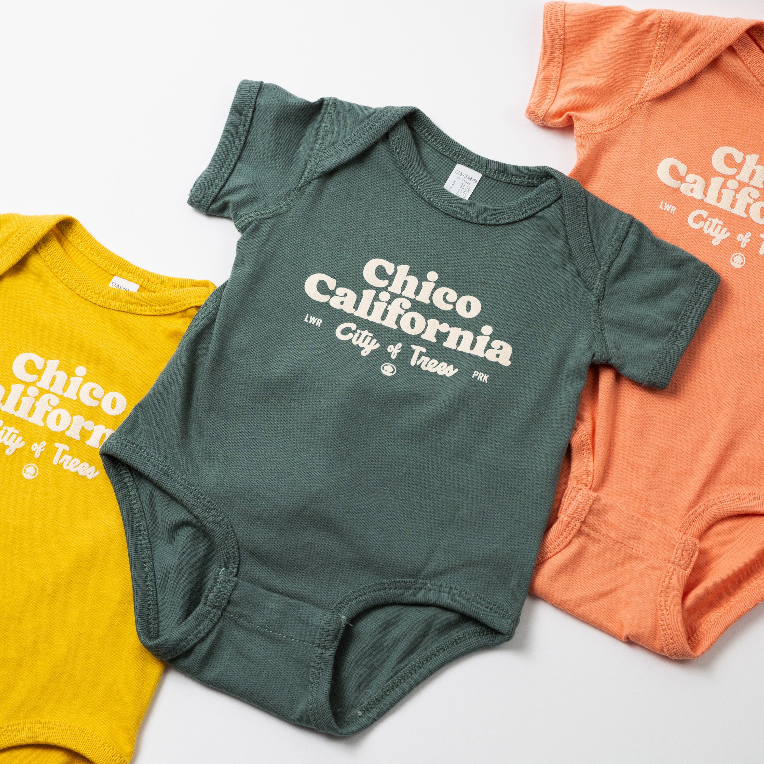 Little Trees Chico California Onesie - Baby Bodysuit - Chico Collection - Upper Park