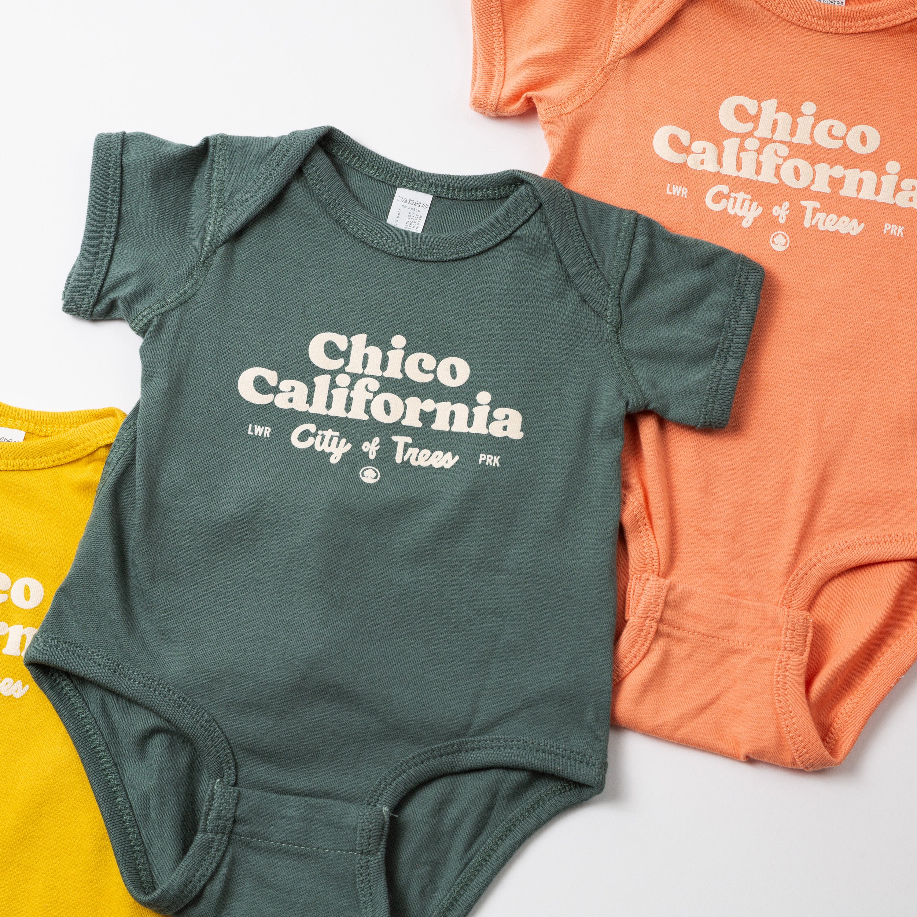 Little Trees Chico California Onesie - Baby Bodysuit - Chico Collection - Upper Park