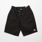 Men's Shorts Heavy Duck Canvas - Upper Park Clothing - Black shorts with multiple pockets on a white background