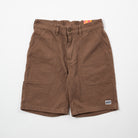 Men's Shorts Heavy Duck Canvas - Upper Park Clothing - Brown shorts on a white background