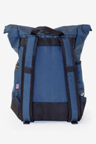 Sycamore Roll Top Backpack - Indigo detail