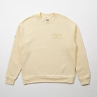 Yellow sweatshirt with branding on a light gray background - Upper Park Athletics Sweater Set