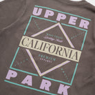 Upper Park Discovery Graphic Women's Tee - Grey t-shirt with 'Upper California Park' graphic design