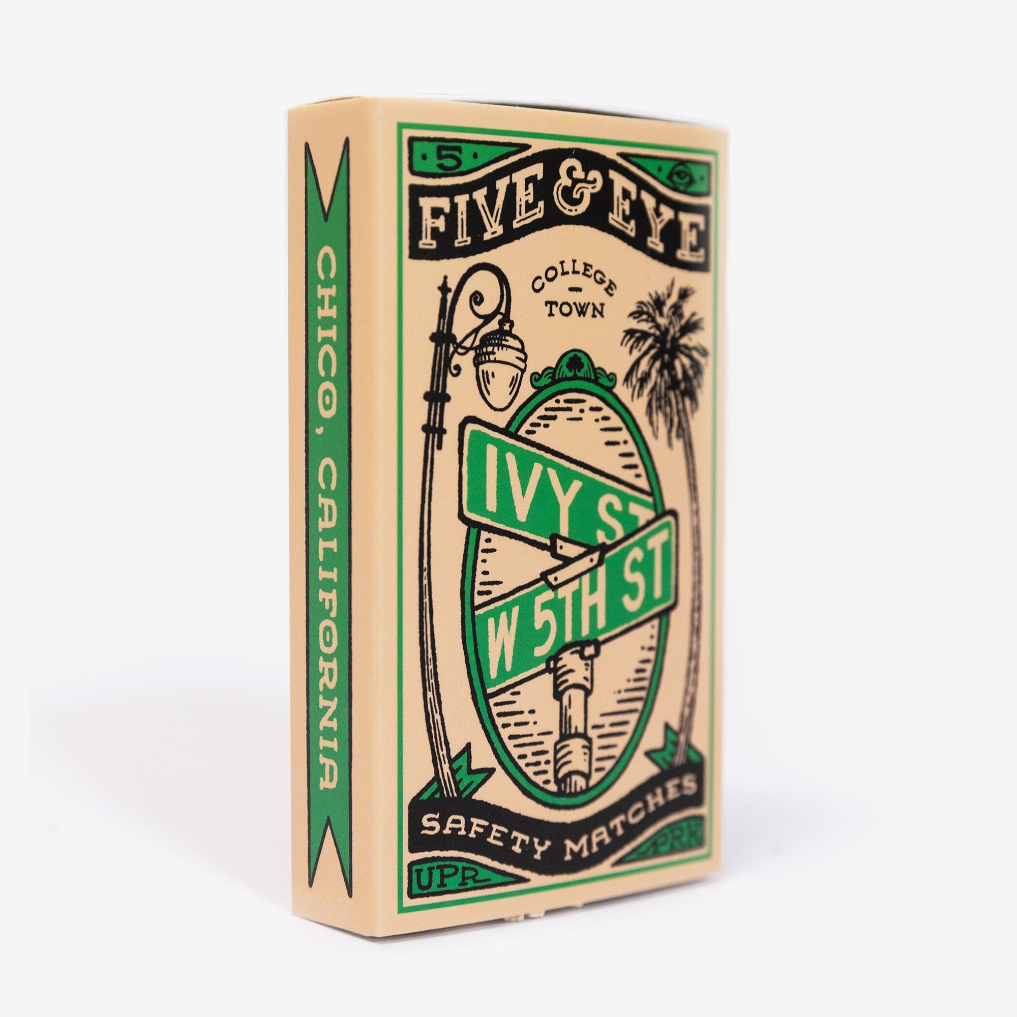 5th and Ivy Safety Matches - Chico, California - College Town Gift - Upper Park Clothing
