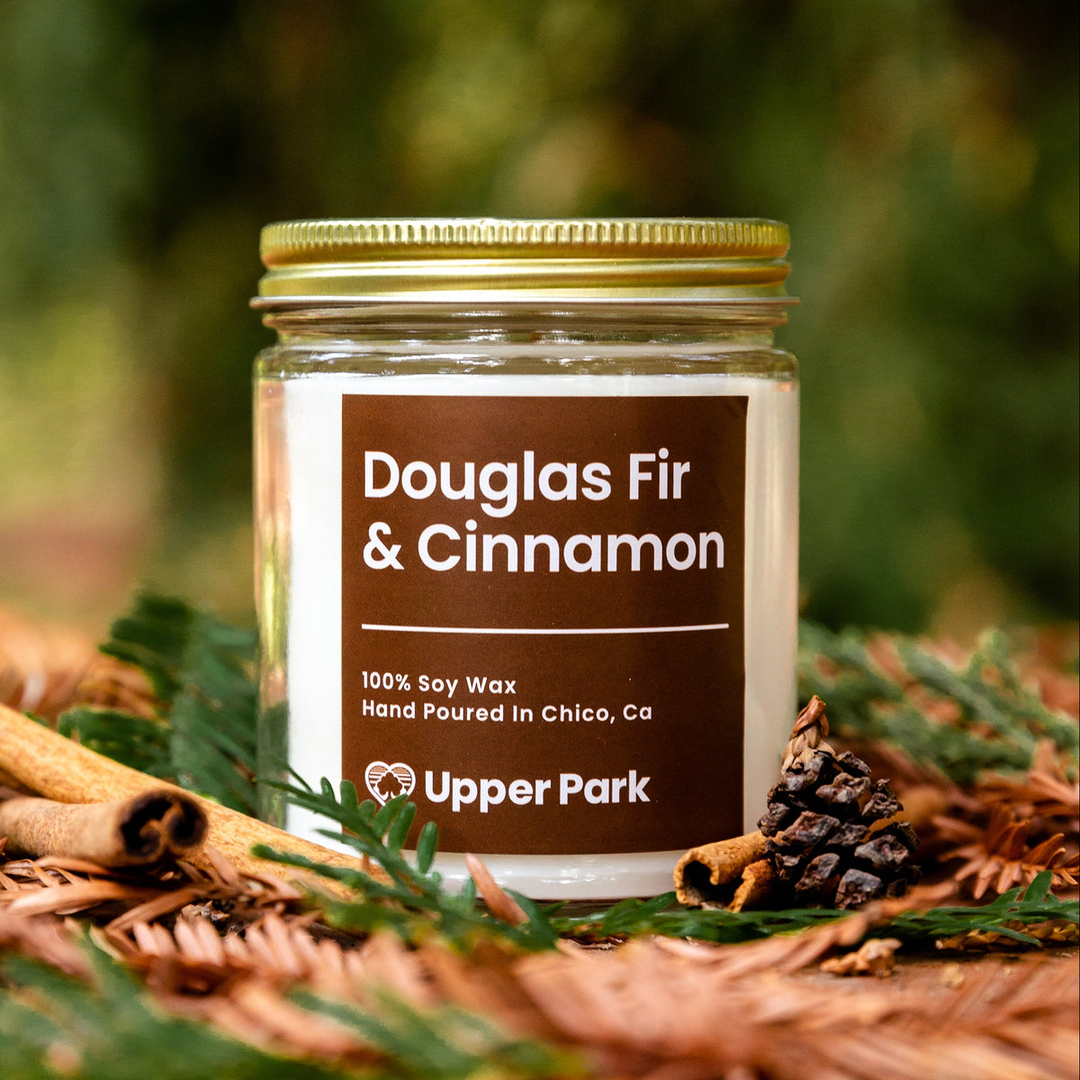 Douglas Fir and Cinnamon Scented Candle
