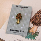 Morel Mushroom Enamel Pin Lapel