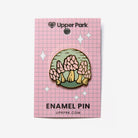 Morel Mushroom Family Enamel Pin
