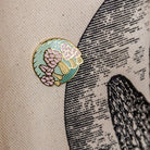Morel Mushroom Family Enamel Pin